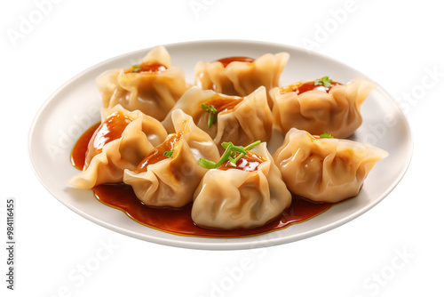 Shumai on a plate