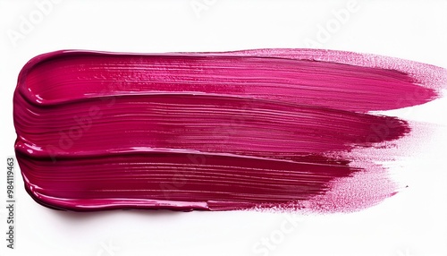 Wallpaper Mural viva magenta oil brush stroke on white background Torontodigital.ca