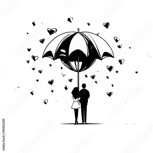 Umbrella Silhouette