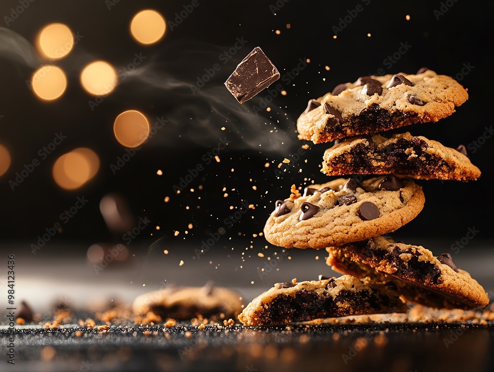 In the United States, chocolate chip cookies, soft or crispy, are a classic American treat originating from Massachusetts In the United States, chocolate chip cookies, soft or crispy, are a classic American treat originating from Massachusetts