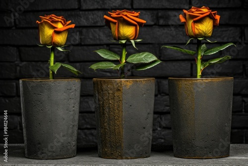 red rose in a vase
