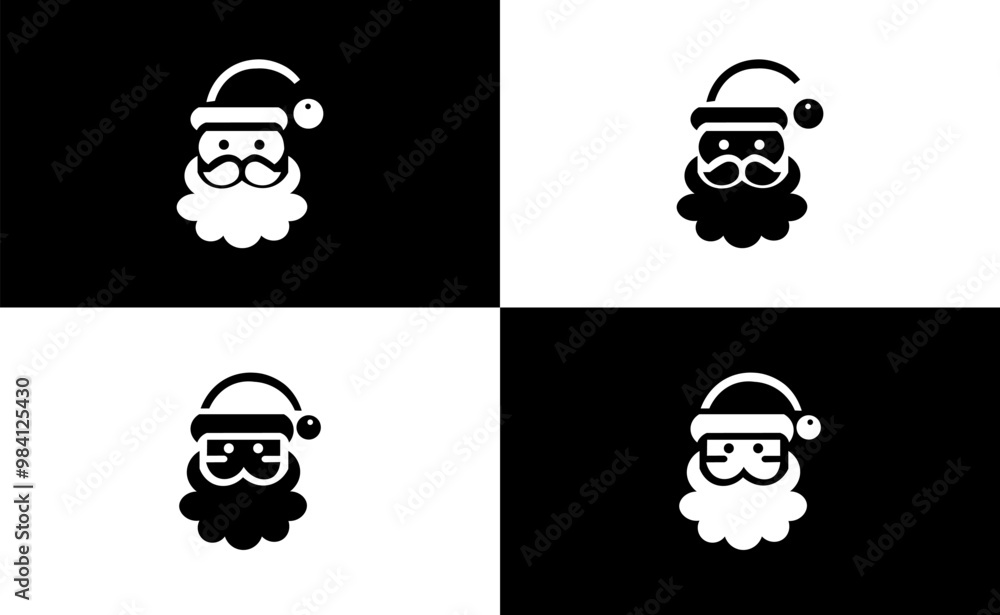 silhouette icon, interior elements black and white christmas elements silhouette icon, interior elements black and white christmas elements