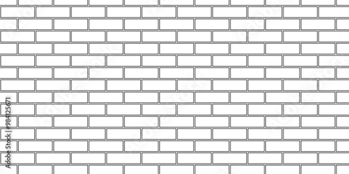 Subway Old brick seamless rectangle brick wall. stone concrete ceramic wall. vector vintage surface White kitchen backsplash texture background.