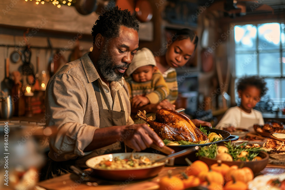Thanksgiving conceptual photo banner autumn harvest feast family gathering celebration, Generative AI Thanksgiving conceptual photo banner autumn harvest feast family gathering celebration, Generative AI