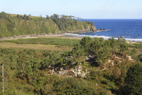 Playa de Barayo, reserva natural en Asturias.