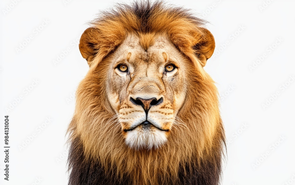 lion isolated on white background lion isolated on white background