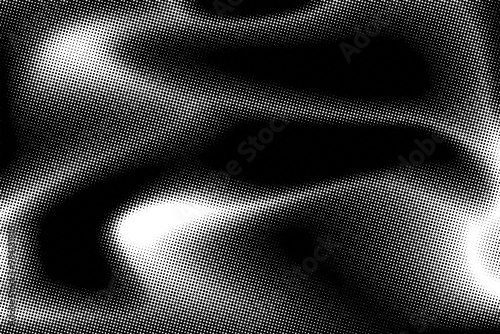 Halftone Grayscale Background