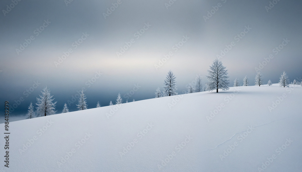 Fototapeta premium Cold Landscape | Winter | Snow