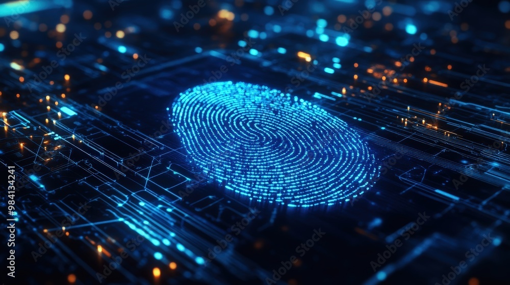Sophisticated biometric security solutions using fingerprint recognition for robust user authentication banner Sophisticated biometric security solutions using fingerprint recognition for robust user authentication banner