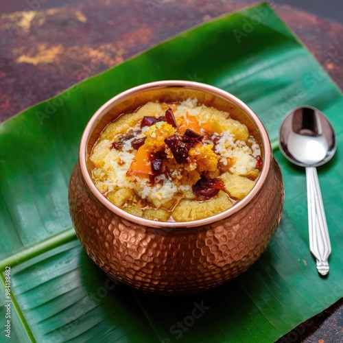 Indian sweet dessert in a beautiful bowl