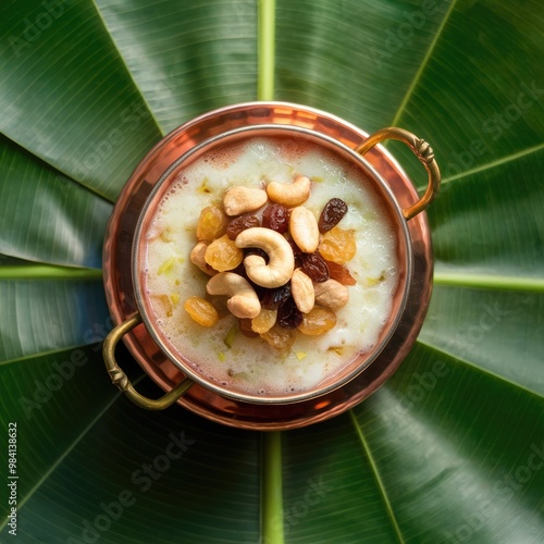 Indian sweet dessert in a beautiful bowl