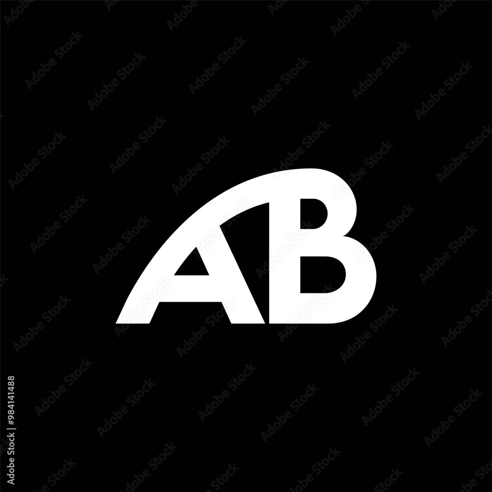 AB Letter Logo icon Modern and Luxury desiggn AB Letter Logo icon Modern and Luxury desiggn
