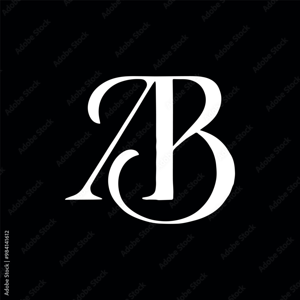 AB Letter Logo icon Modern and Luxury desiggn AB Letter Logo icon Modern and Luxury desiggn