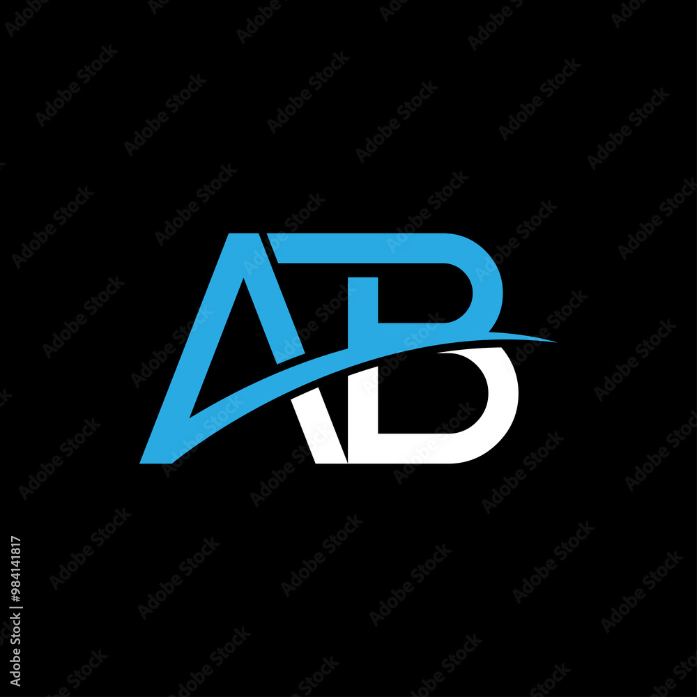 AB Letter Logo icon Modern and Luxury desiggn AB Letter Logo icon Modern and Luxury desiggn