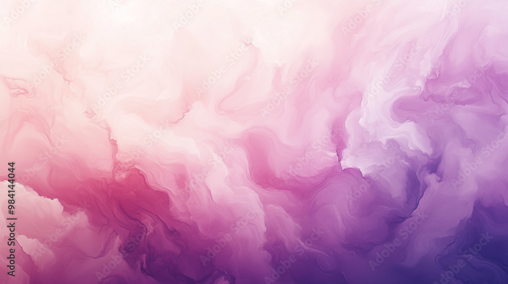 Fototapeta premium Abstract Gradient Mist Of Pink And Purple With Flowing Textures