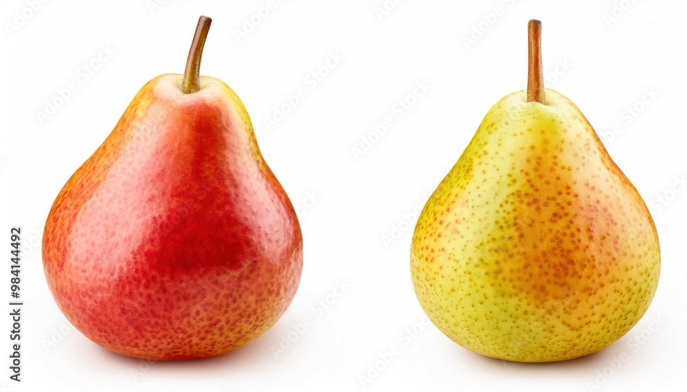 Fresh Pear Isolated on White Background – Full Depth of Field Fresh Pear Isolated on White Background – Full Depth of Field
