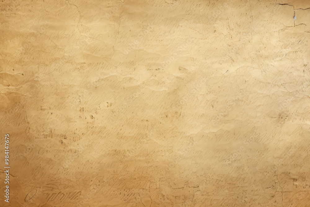 Processed collage of ancient scroll sheet of brown aged paper texture. Background for banner Processed collage of ancient scroll sheet of brown aged paper texture. Background for banner