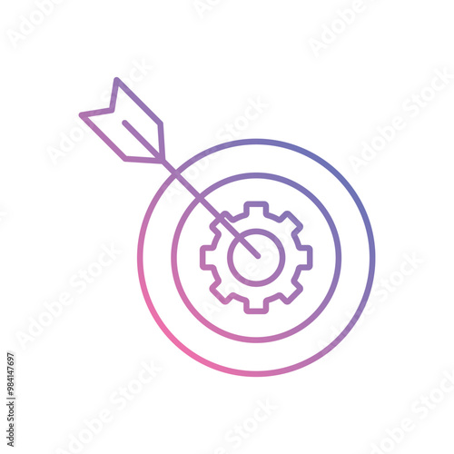 Marketing Strategy vector icon stock illustration