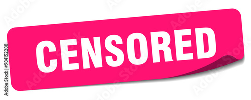 CENSORED STICKER