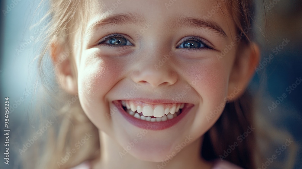 Young Girl's Smiling Portrait Young Girl's Smiling Portrait