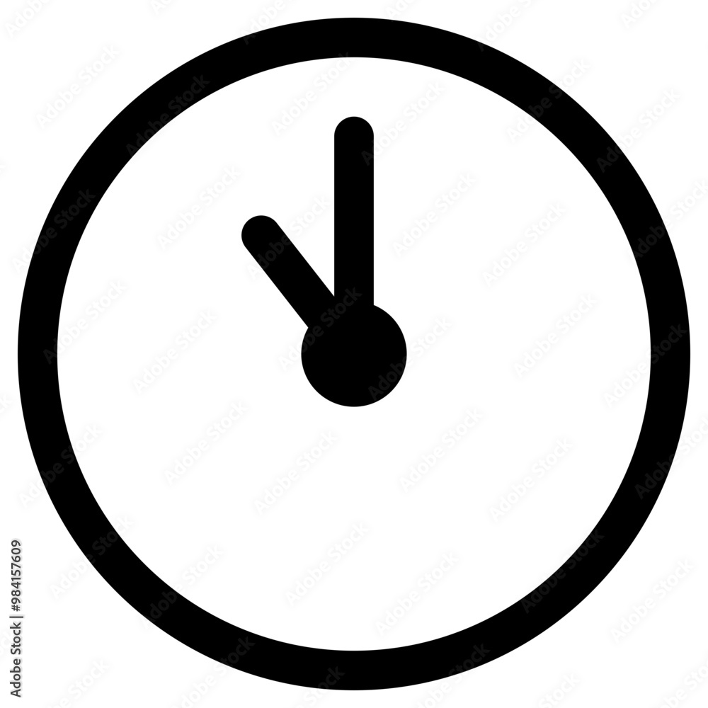 Eleven o clock icon in STYLENAME. Simple time symbol vector illustration — pixel-perfect icon. Eleven o clock icon in STYLENAME. Simple time symbol vector illustration — pixel-perfect icon.