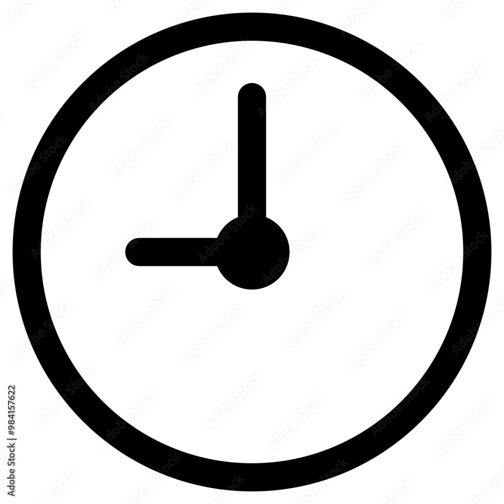 Nine o clock icon in STYLENAME. Simple time symbol vector illustration — pixel-perfect icon. Nine o clock icon in STYLENAME. Simple time symbol vector illustration — pixel-perfect icon.