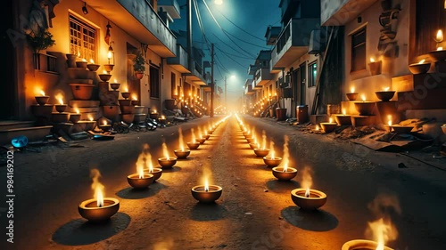 Diwali Festival of Lights Celebration in India