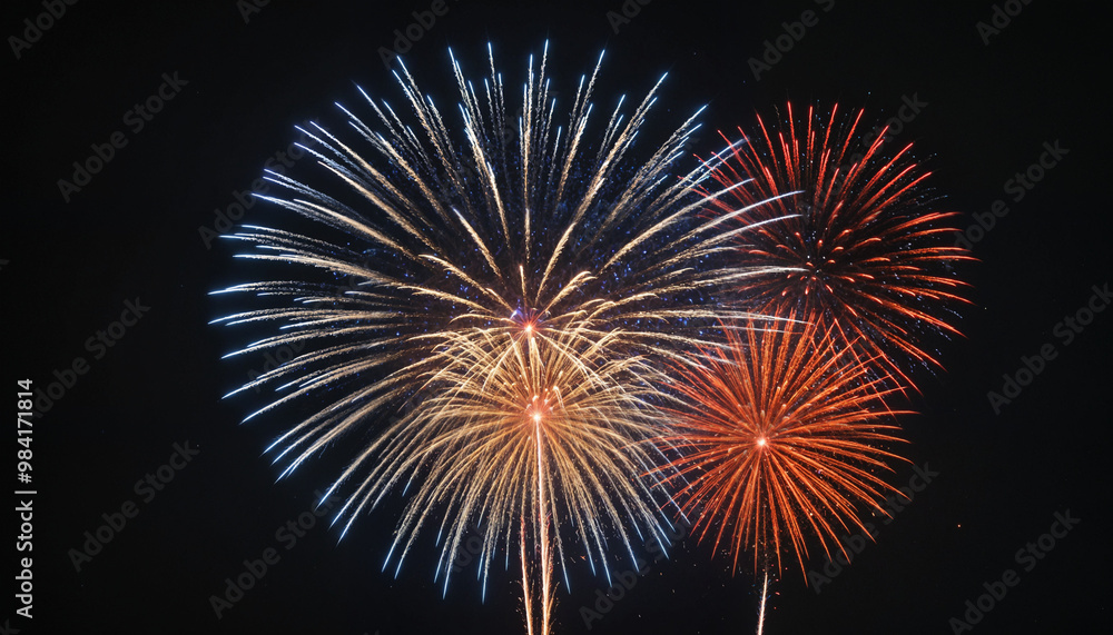 Fototapeta premium Fireworks Display Art, Celebration, holidays