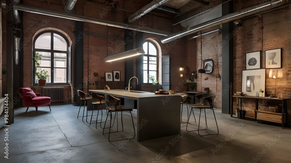 an industrial style room an industrial style room
