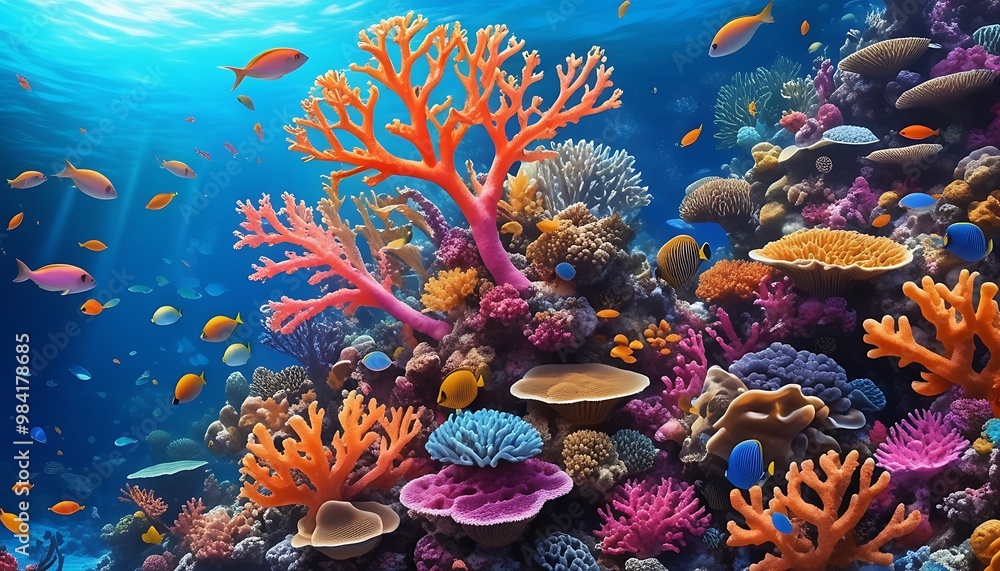 Underwater Wonderland: A Vibrant Coral Reef Underwater Wonderland: A Vibrant Coral Reef