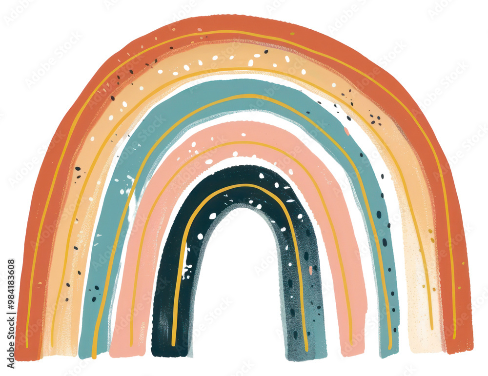 PNG Colorful abstract rainbow illustration PNG Colorful abstract rainbow illustration