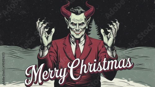 Christmas Devil: A Festive and Sinister Figure