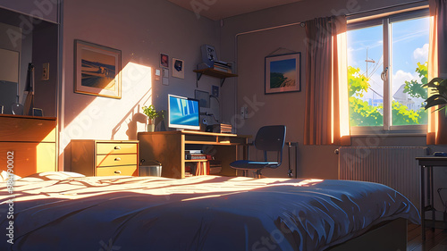 Anime bedroom