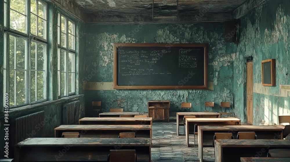 Abandoned Classroom: A Glimpse into a Forgotten Past Abandoned Classroom: A Glimpse into a Forgotten Past