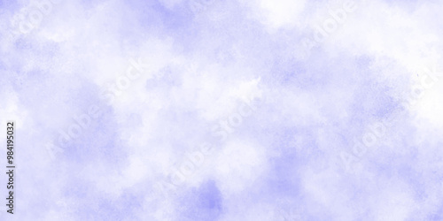 Abstract design with sky blue cloud background smooth light sky blue, pink and purple shades aquarelle background sky color painting design	
