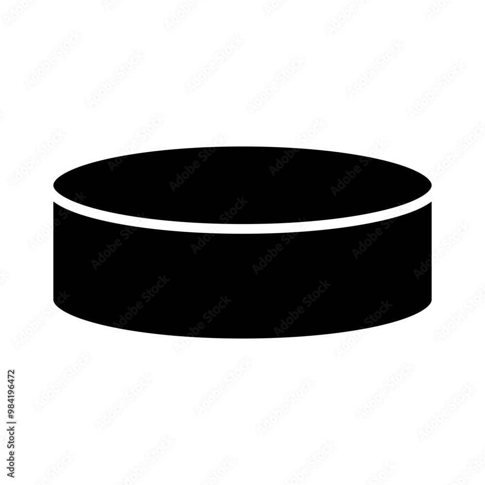 Hockey Puck glyph icon Hockey Puck glyph icon