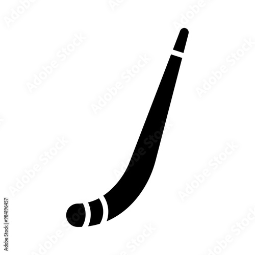 Hockey Stick glyph icon