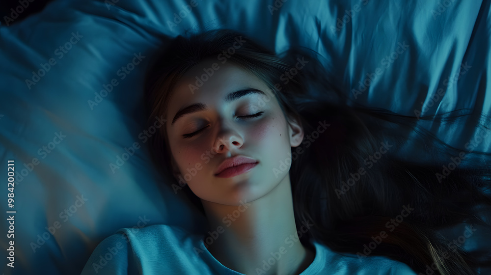Woman suffer from insomnia can't sleep at night awaken from stress mental health problem Woman suffer from insomnia can't sleep at night awaken from stress mental health problem