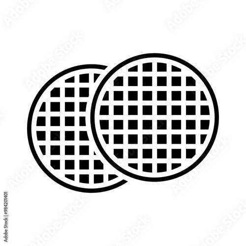 Cotton Pads glyph icon