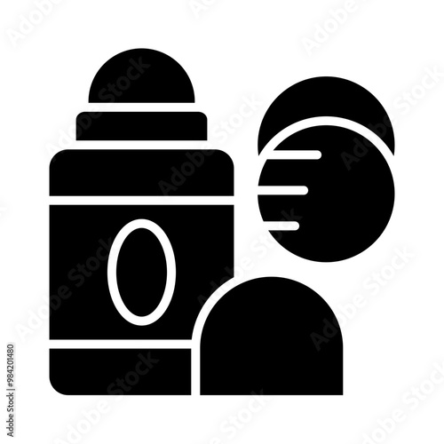 Makeup Remover glyph icon