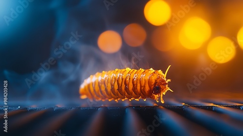 Beondegi South Korea steamed or boiled silkworm pupae often sold as street food in Seoul photo