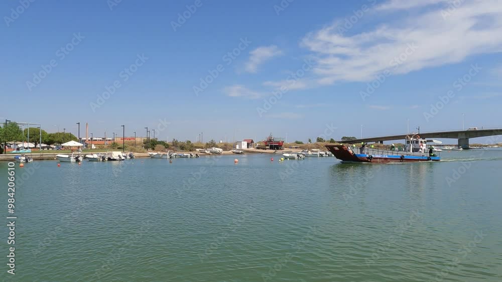 Garbage boat navigating into the river
Garbage boat navigating into the river