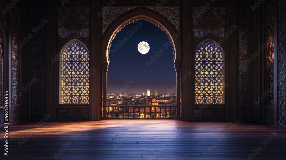 Moonlight View from a Palace Balcony Moonlight View from a Palace Balcony