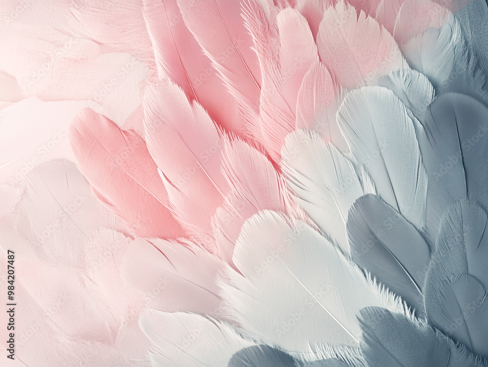 Charming Abstract Depiction of Feathered Textures: Artistic Elegance Charming Abstract Depiction of Feathered Textures: Artistic Elegance