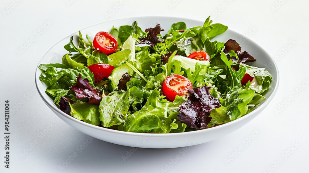 Salad on dish Salad on dish