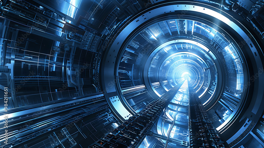 Obraz premium future spacecraft