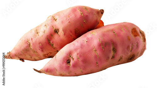 sweet potat isolated on transparent background