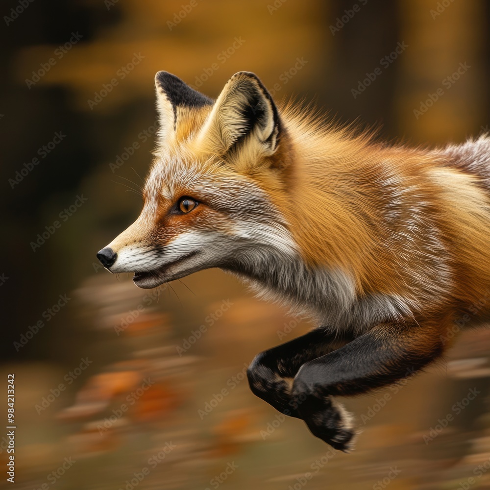 Red Fox Leap. Red Fox Leap.