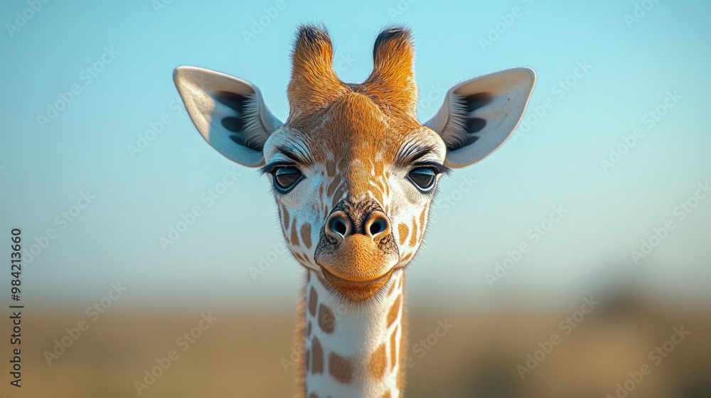 Obraz premium Giraffe Portrait.