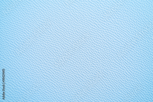 Light Blue Grain Leather Texture. Background.